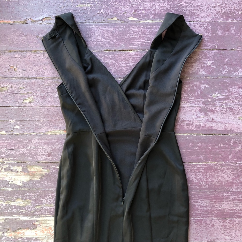 NBD Black Maxi Dress with Twist Front - Picture 9 of 12